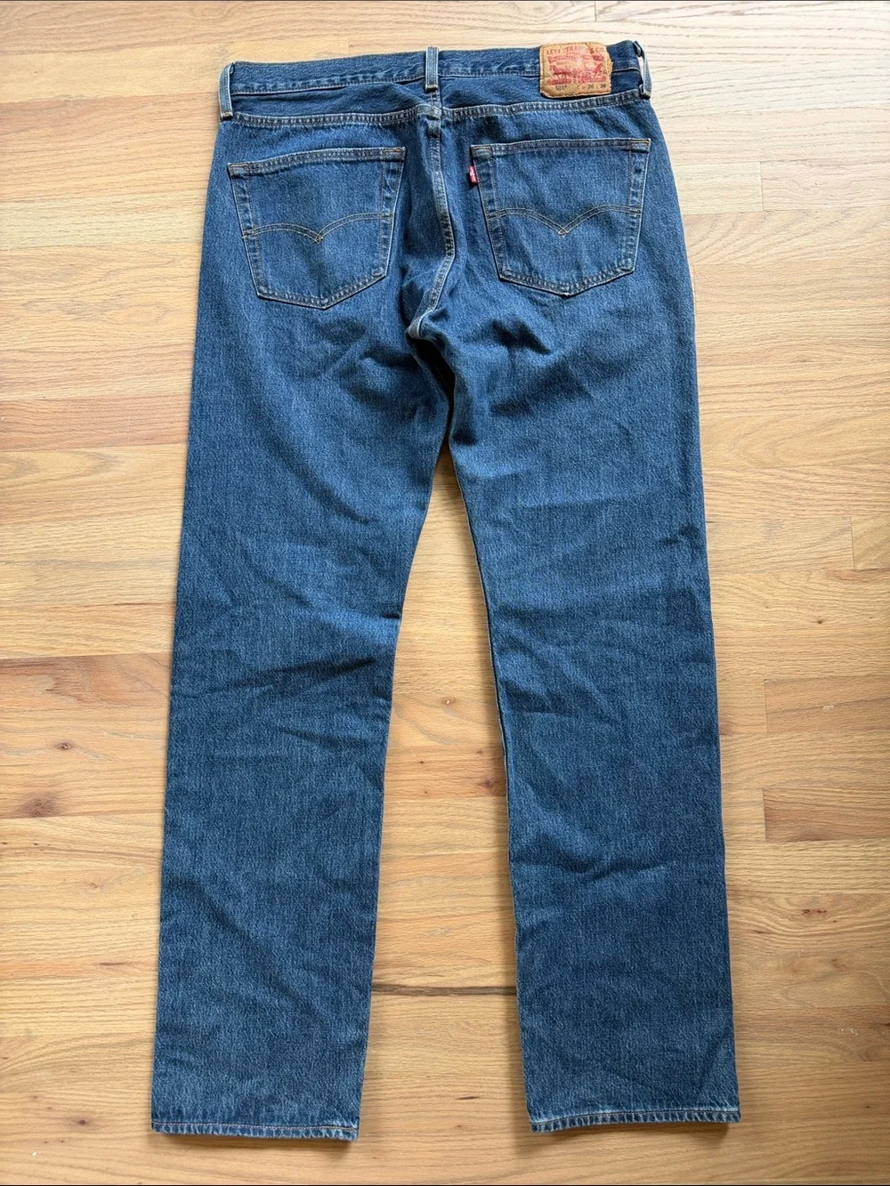 Vintage Levi’s 501 Jeans Men’s W36 L36 Dark Blue Straight Leg Button Fly Y2K